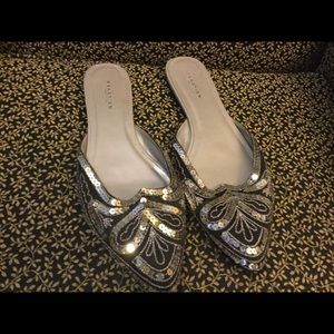 Kennth Cole Reaction sz 9.5 sparkle slip on flats